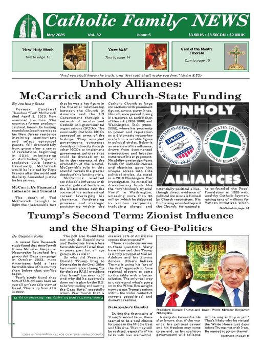 Title details for Catholic Family News by Catholic Family News - Available